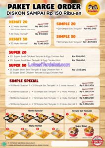 Menu Hokben Dan Harganya Hoka Hoka Bento Terdekat Terdekat Dari