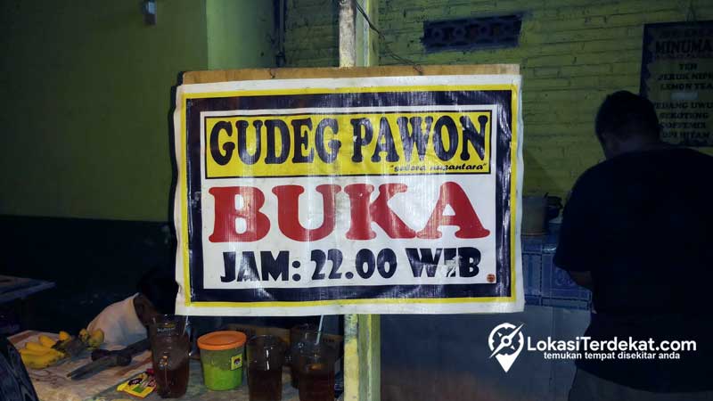 Jam Buka Gudeg Pawon