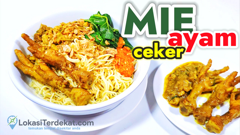 Mie Ayam Ceker di Kediri